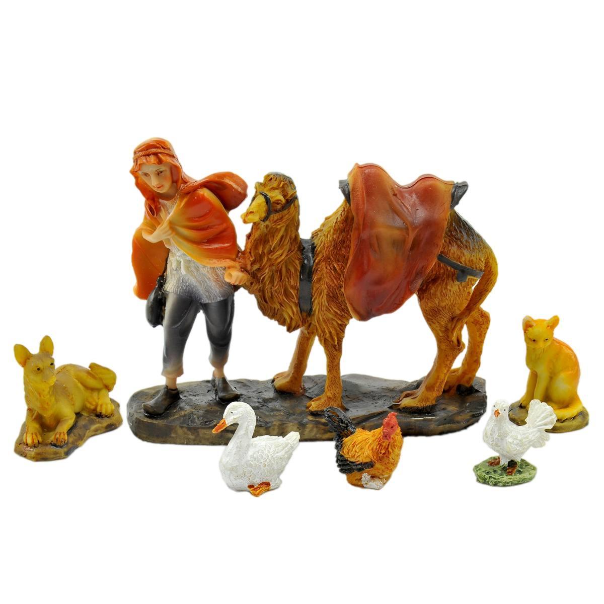 Nativit cm.12 Set da 24 Pz. Compresi Animali | M2 Store