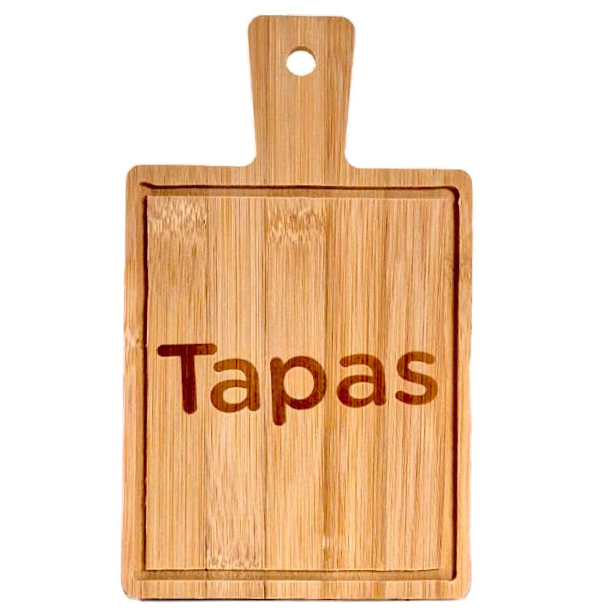 Tagliere Legno Tapas con Manico cm.11xh19,5 | M2 Store