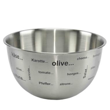 Ciotola Inox con Scritte cm.Ø24 | M2 Store