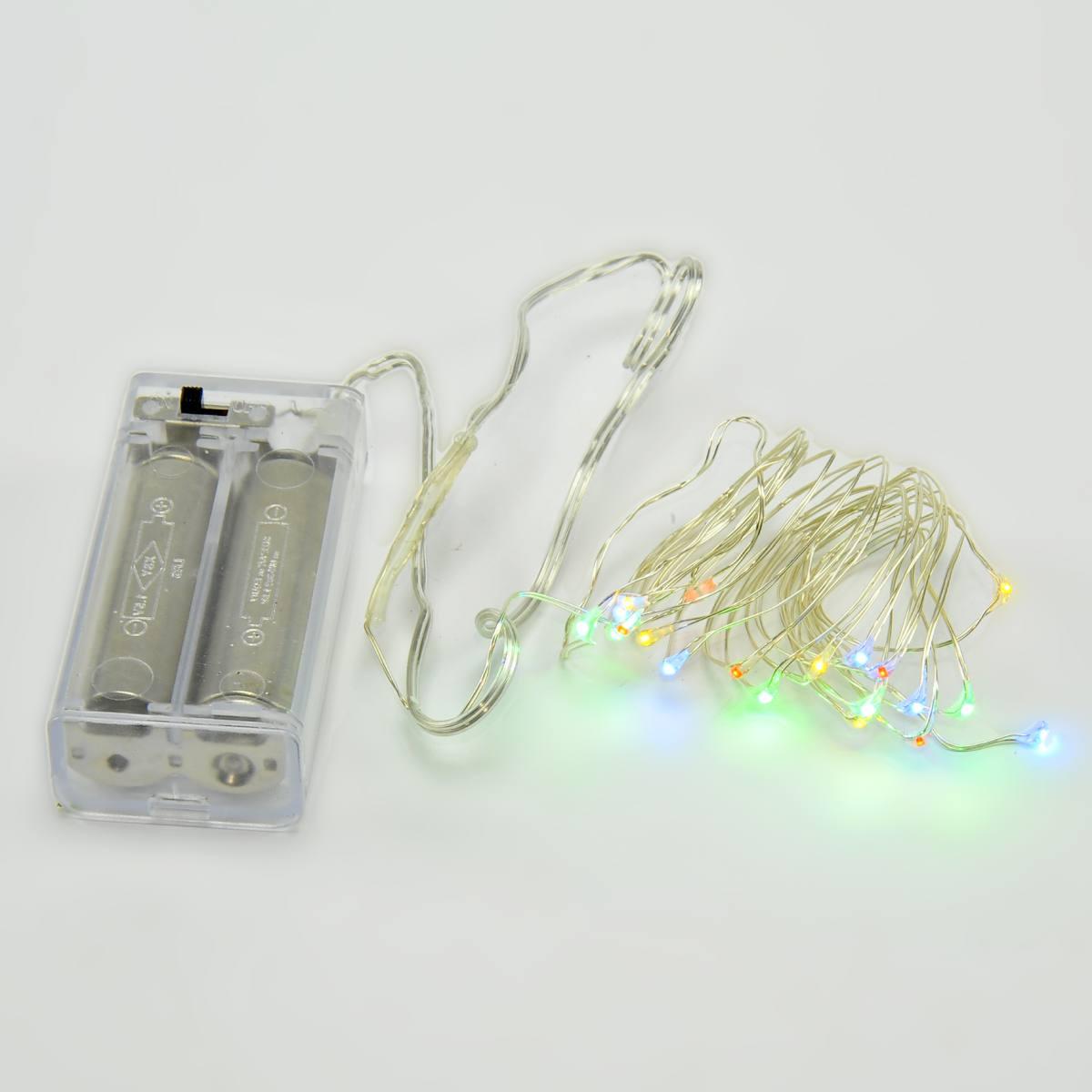 Luci Natale Esterno Batteria LED 20 Multicolor |M2 Store