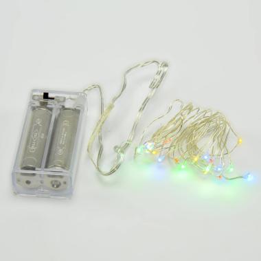 Luci Natale Esterno Batteria LED 20 Multicolor |M2 Store