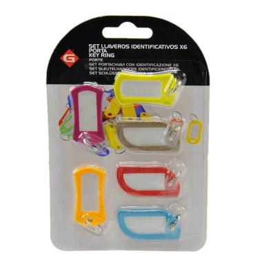 Portachiave PVC Color  Set pz.6 | M2 Store