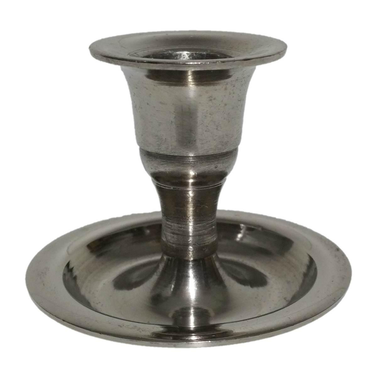 Portacandela 1 Posto Natale Metallo Base Tonda |M2 Store