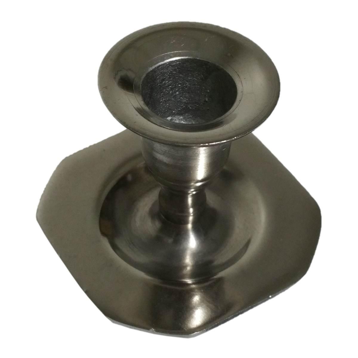 Portacandela 1 Posto Natale Metallo Base Ottagonale |M2 Store