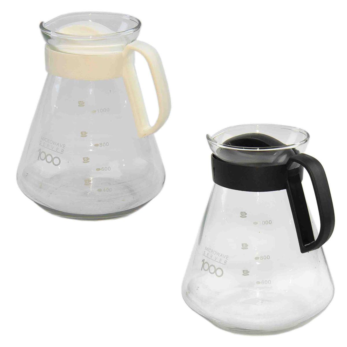 Caraffa Vetro con Manico Cop. Lt.1 2 Colori | M2 Store