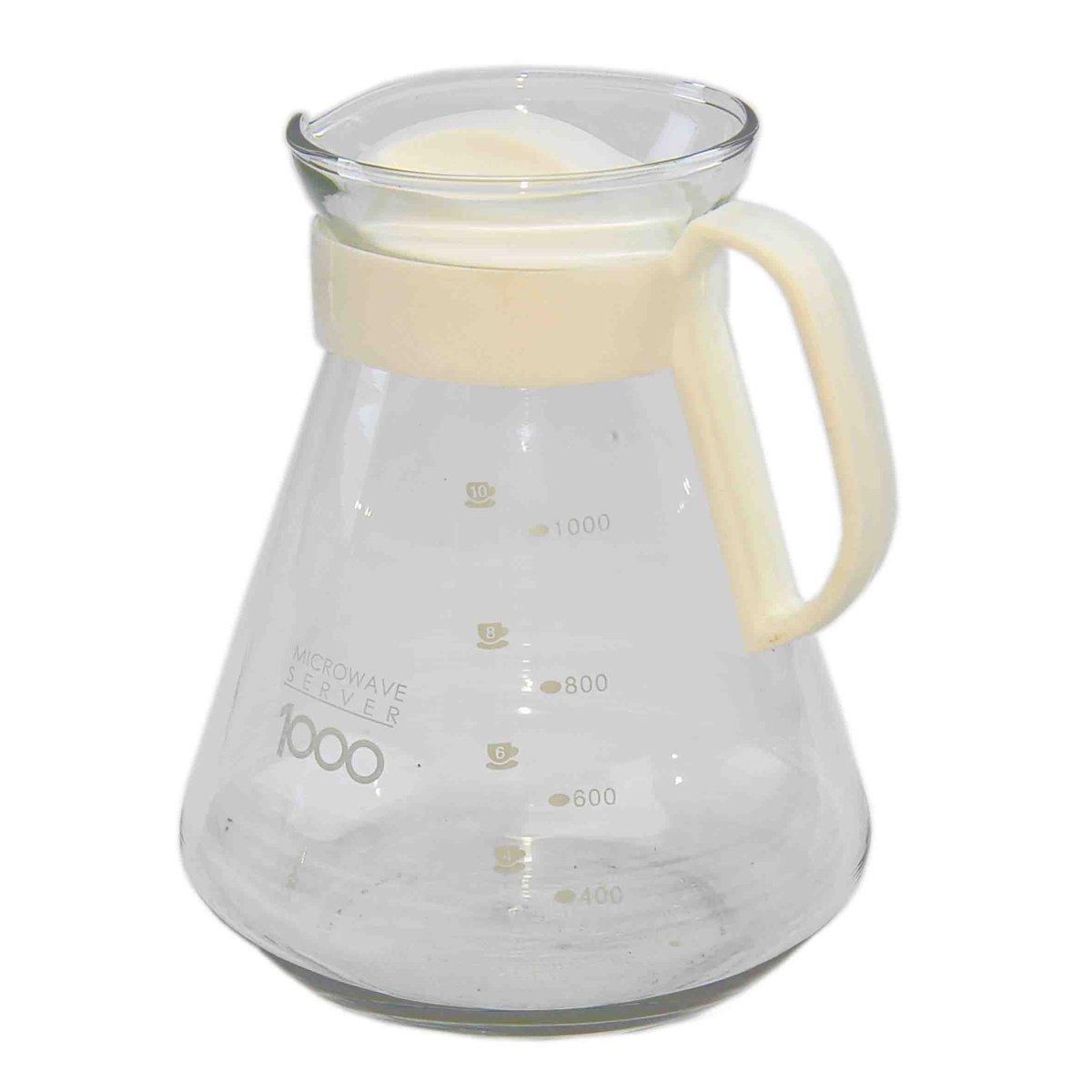 Caraffa Vetro con Manico Cop. Lt.1 2 Colori | M2 Store
