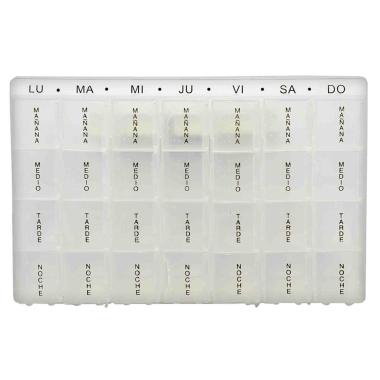 Scatola PVC Porta Pastiglie cm.17x11xh2,5 28p | M2 Store