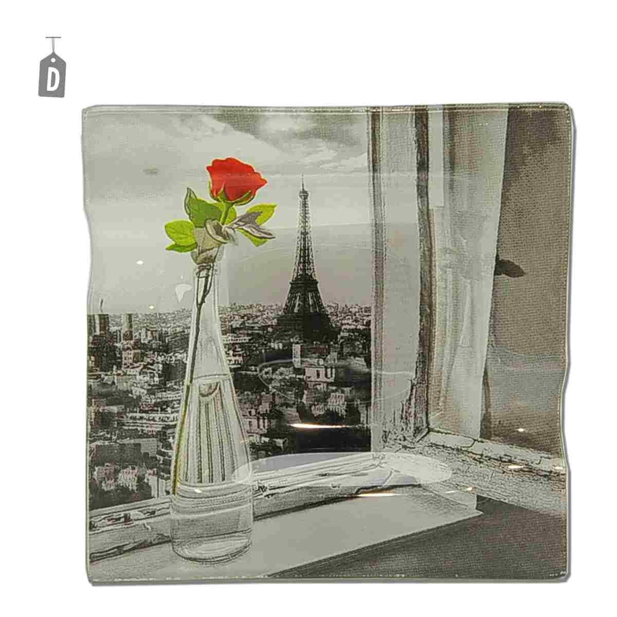 Posacenere Vetro Città cm.12x12 6 Modelli | M2 Store