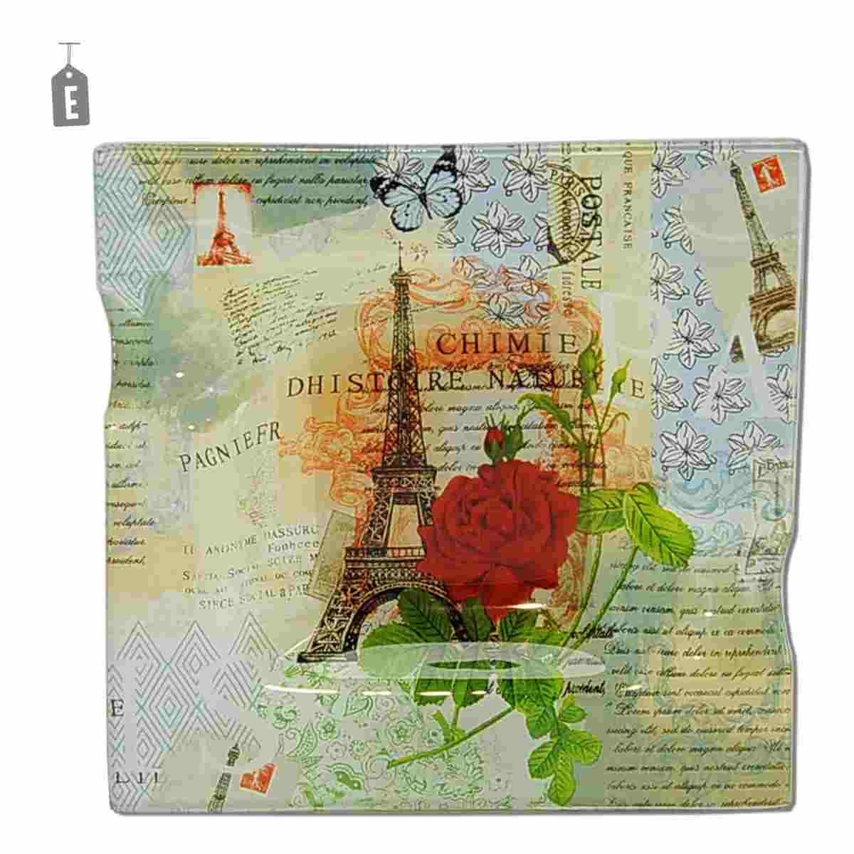 Posacenere Vetro Città cm.12x12 6 Modelli | M2 Store