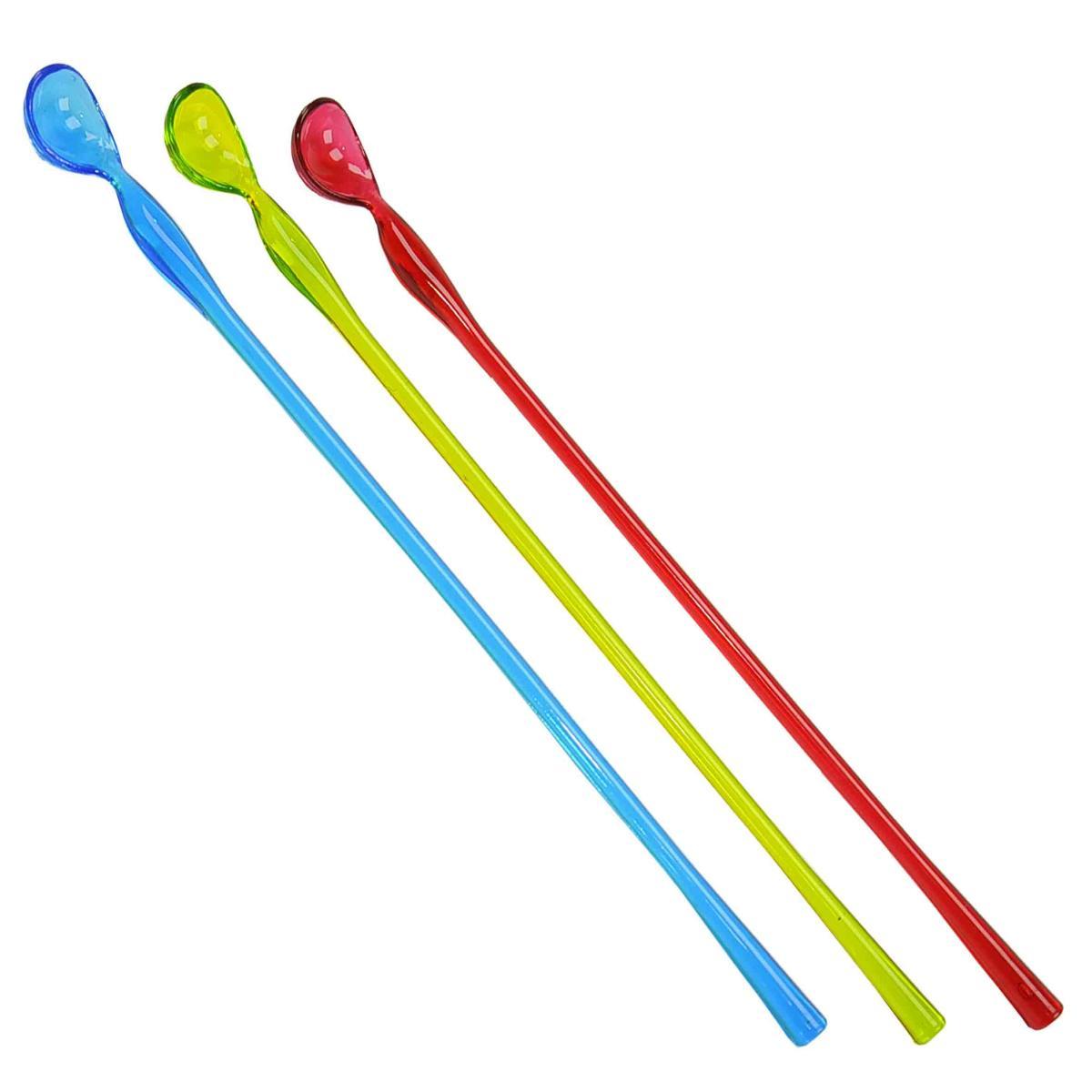 Cucchiaini Cocktail Color cm.26. 3 Set pz. |Carnival Toys