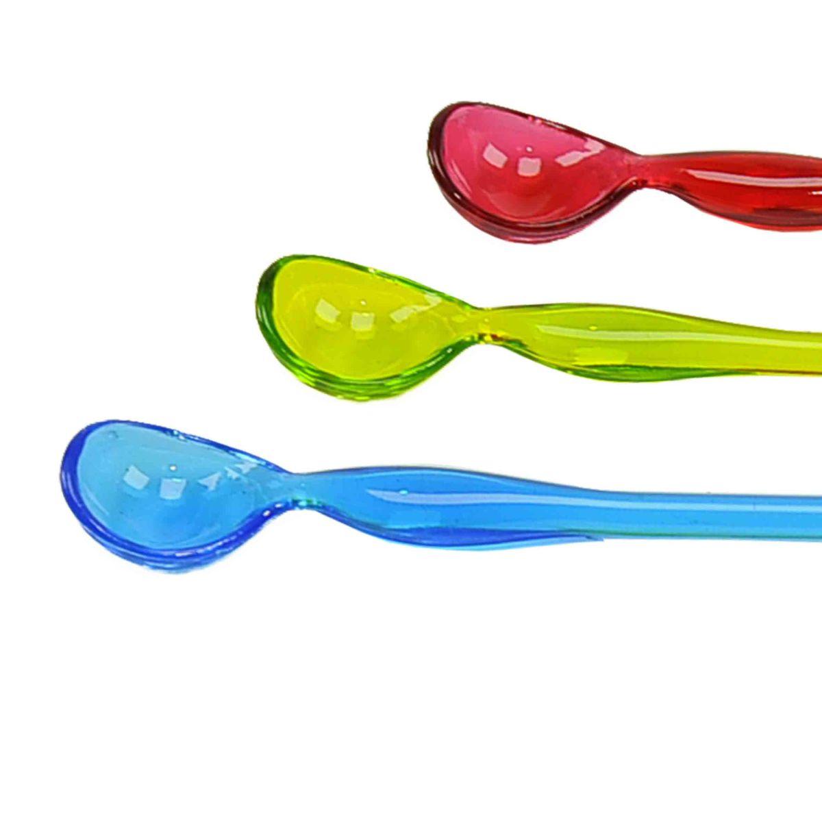 Cucchiaini Cocktail Color cm.26. 3 Set pz. |Carnival Toys