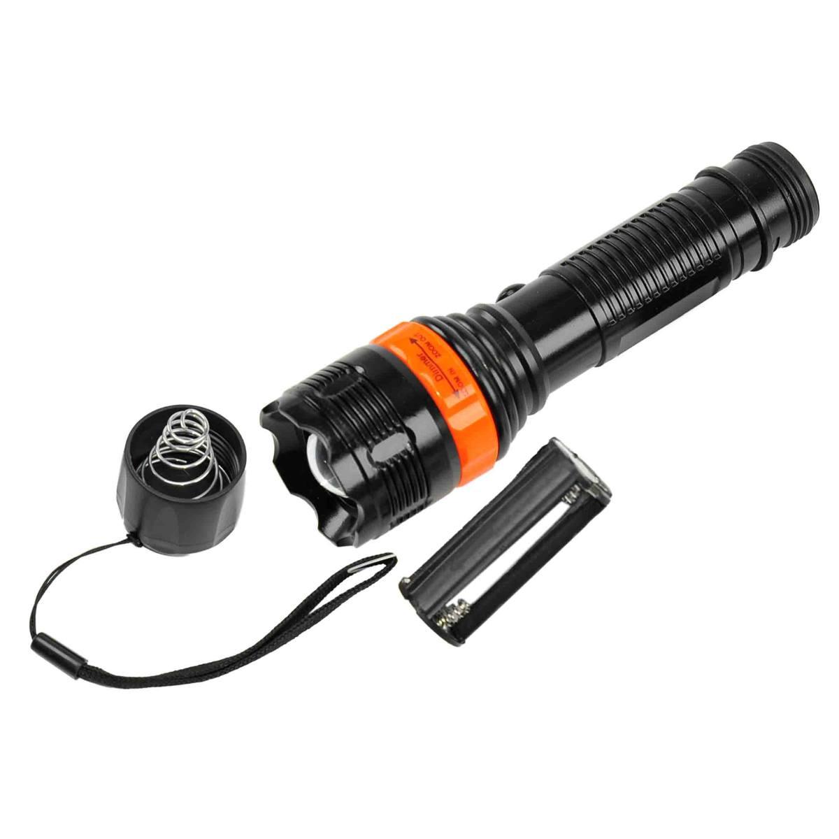 Torcia Led Mini Nera cm.16 2 Colori | M2 Store