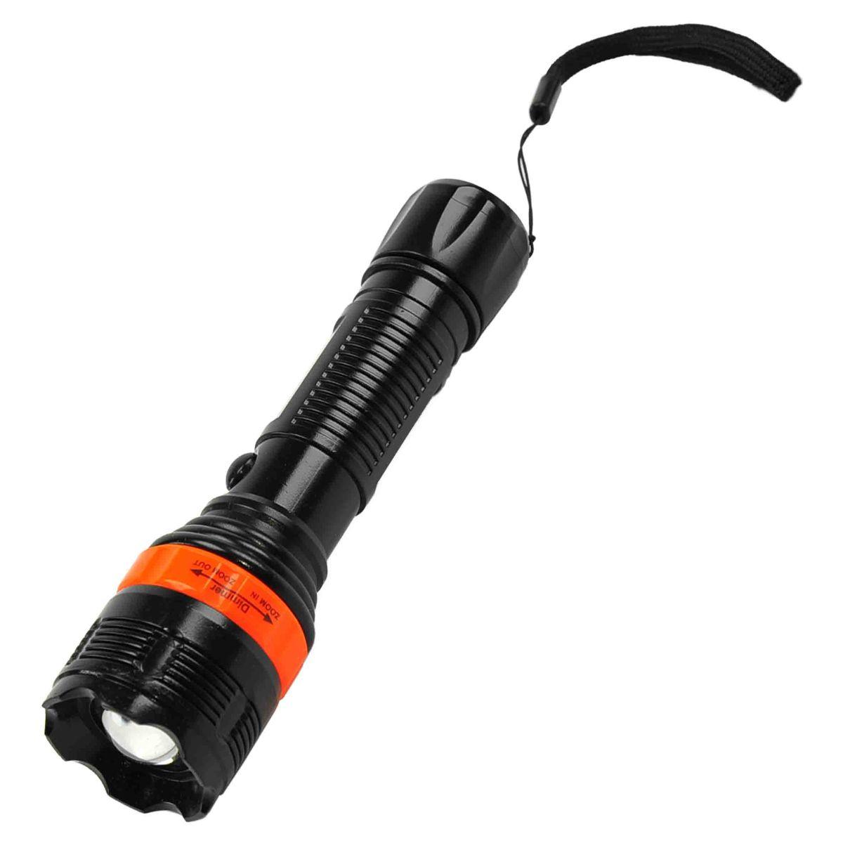 Torcia Led Mini Nera cm.16 2 Colori | M2 Store