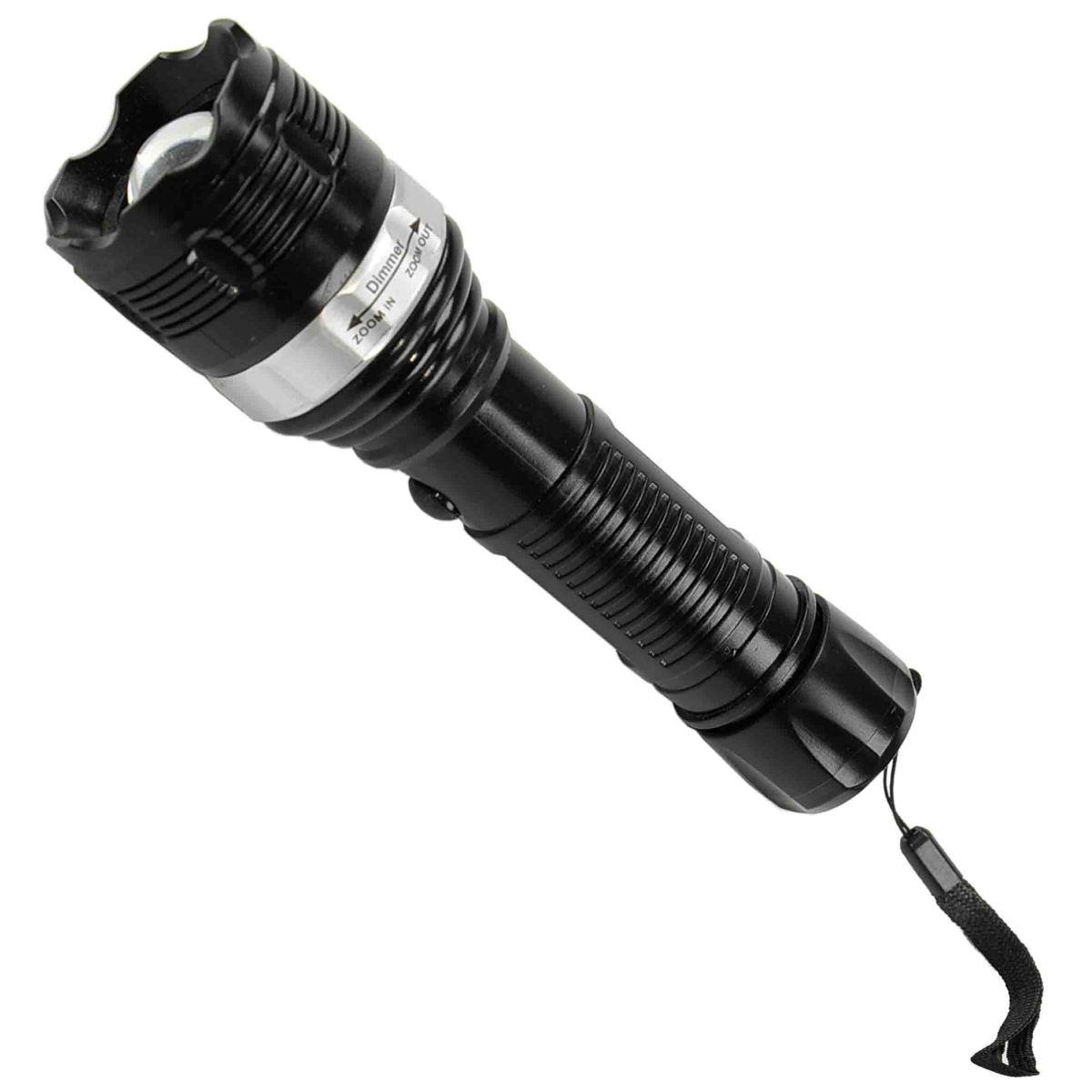 Torcia Led Mini Nera cm.16 2 Colori | M2 Store