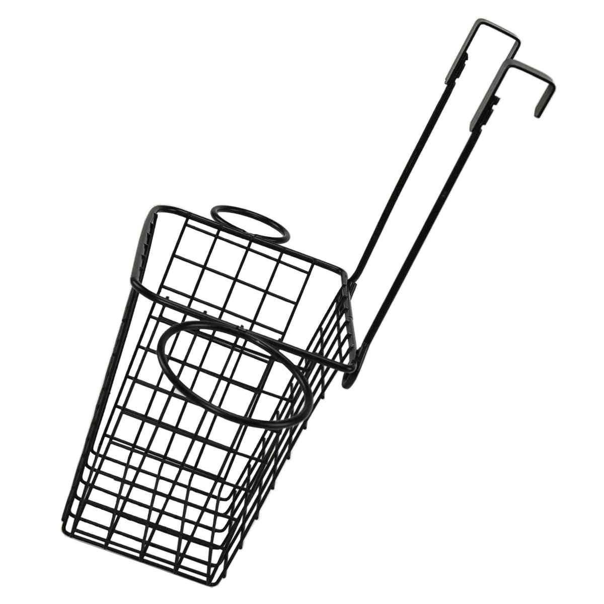 Portaoggetti Bagno Metallo Nero a Gancio | M2 Store