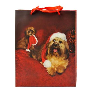 Busta Regalo Natale Cagnolini 32x26x10