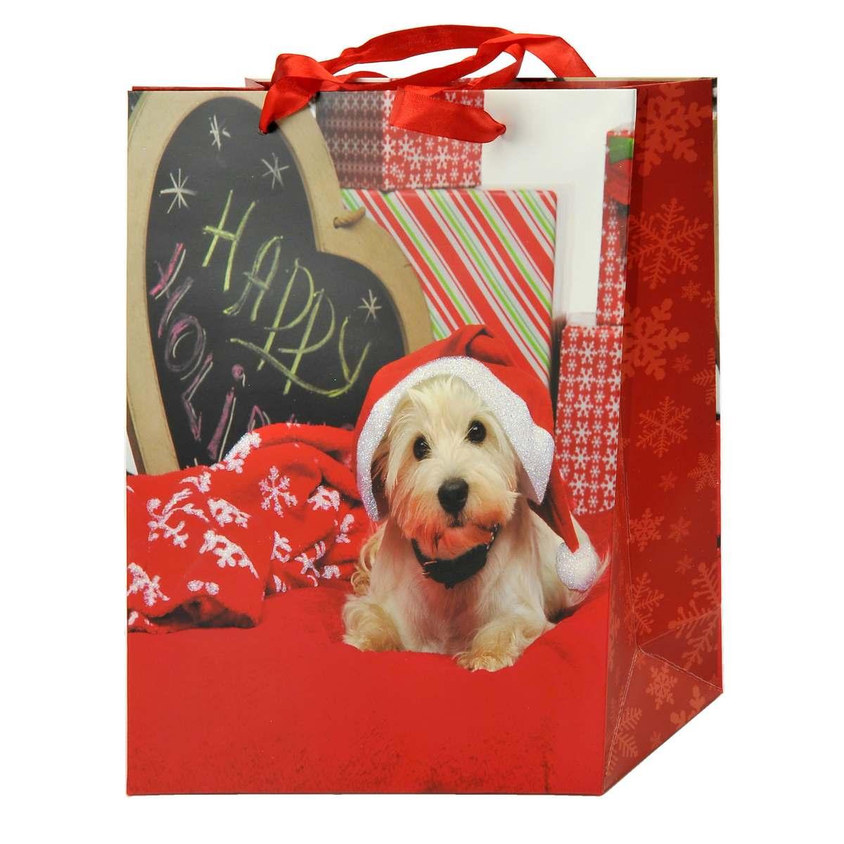 Busta Regalo Natale Cagnolini 32x26x10