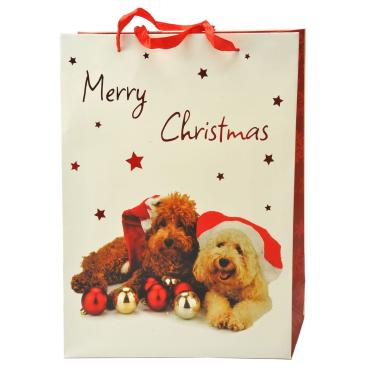 Busta Regalo Natale Cagnolini 42x30x12