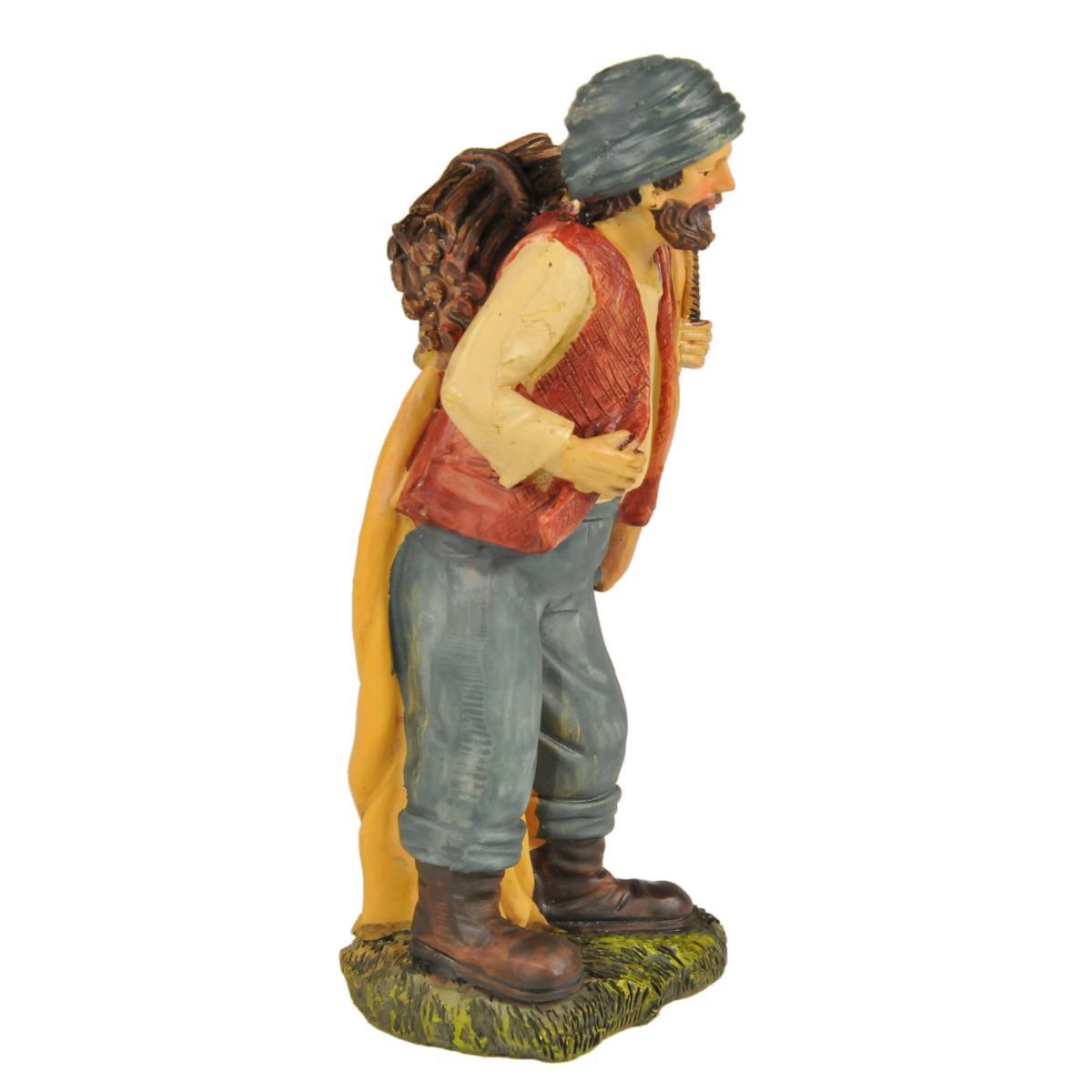 Statua cm.15 Pastore Porta Legna | M2 Store