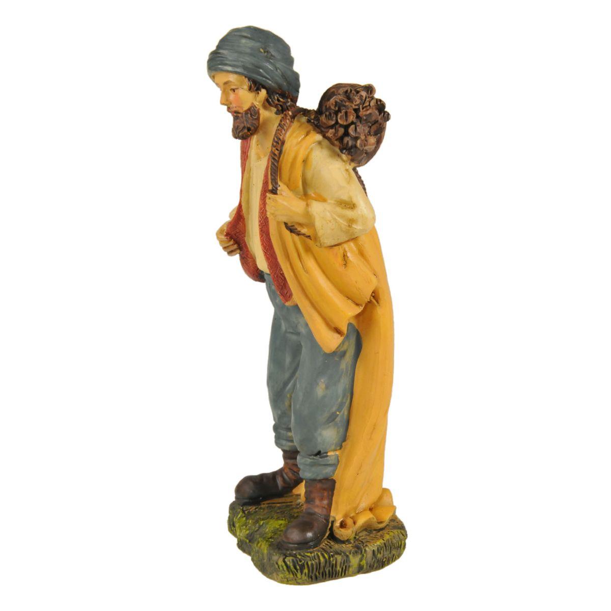 Statua cm.15 Pastore Porta Legna | M2 Store