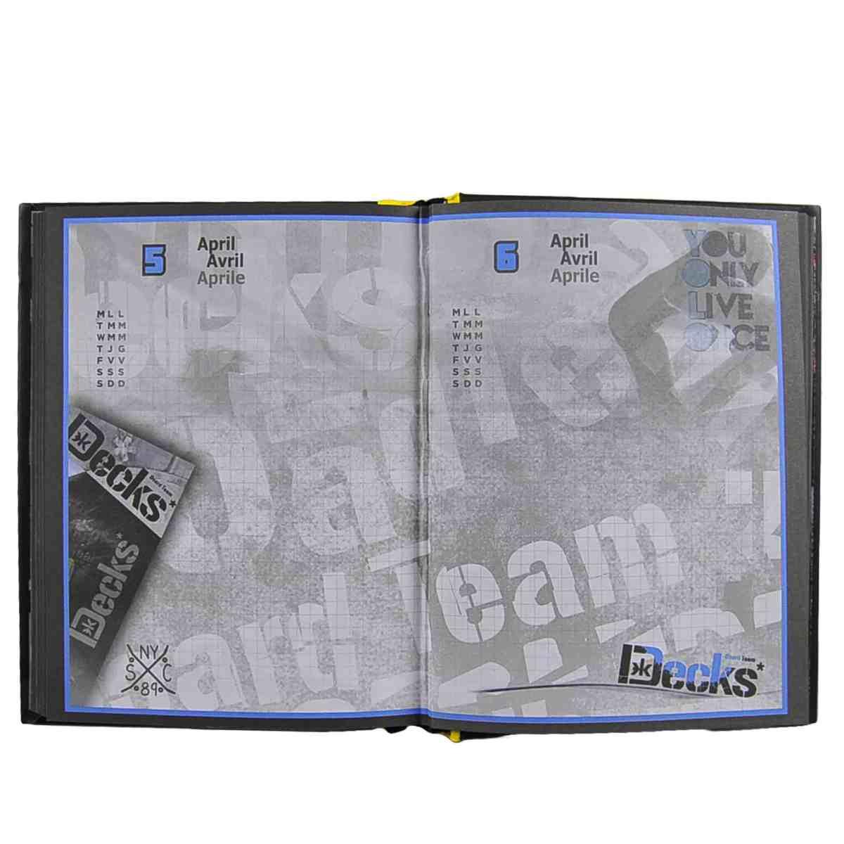 Diario Desk Color Fluo cm.16,5 3 Colori |Decks