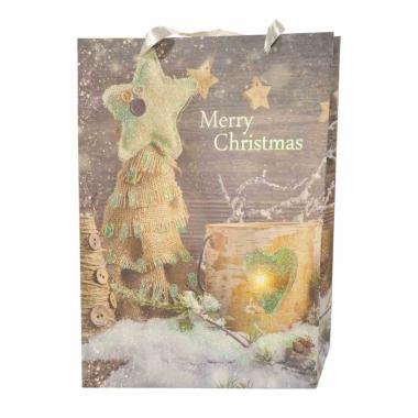 Busta Regalo Natale Merry Christmas 42x30x12