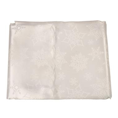 Tovaglia Natale Bianca con Neve cm.140x170