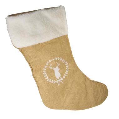 Calza Befana Juta con Pelliccetta cm.40