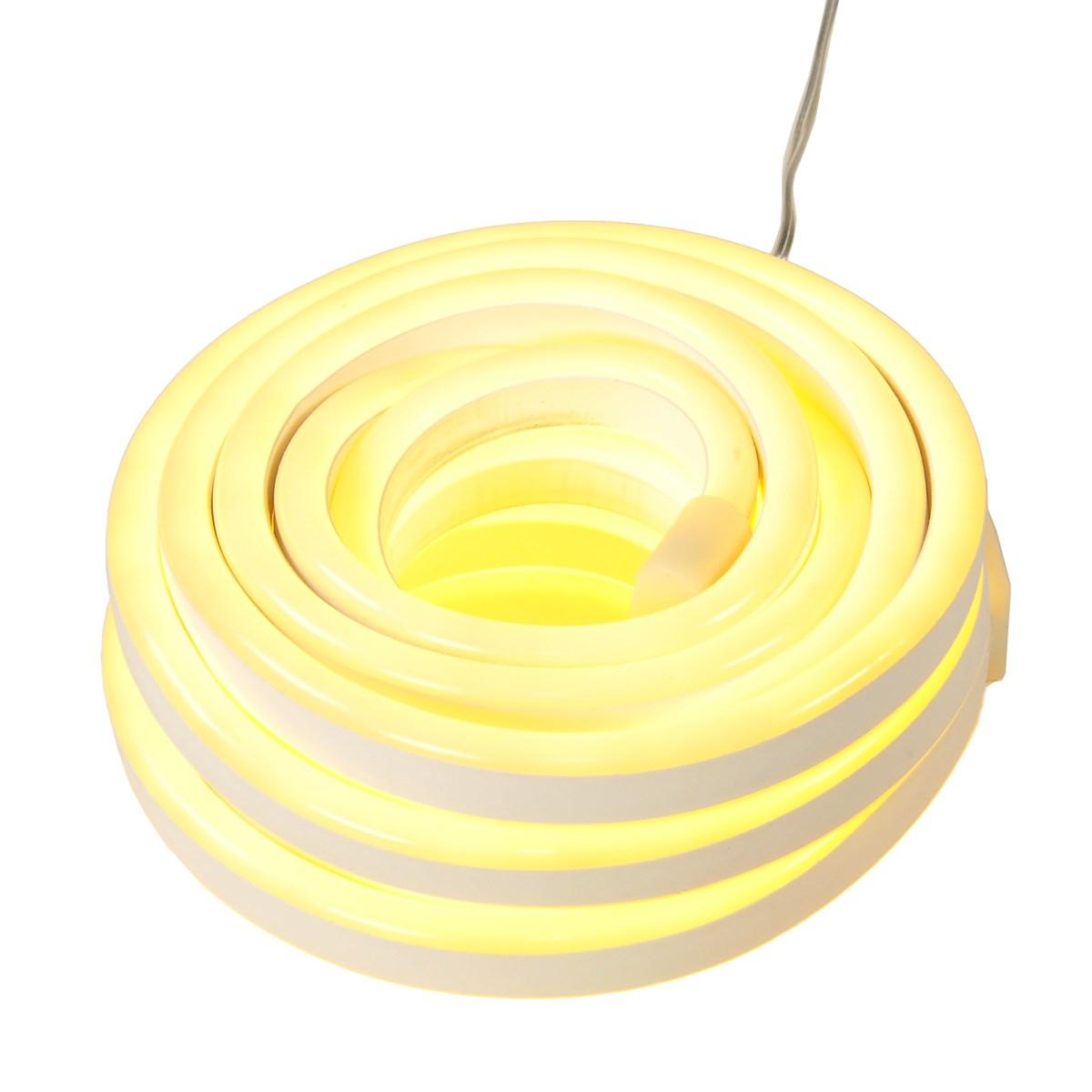 Luci Natale Esterno Tubo LED Neon 480 mt.4 Bianco Caldo Fluo |M2 Store