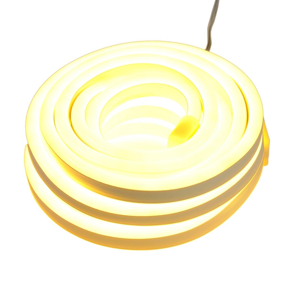 Luci Natale Esterno Tubo LED Neon 480 mt.4 Bianco Caldo Fluo |M2 Store