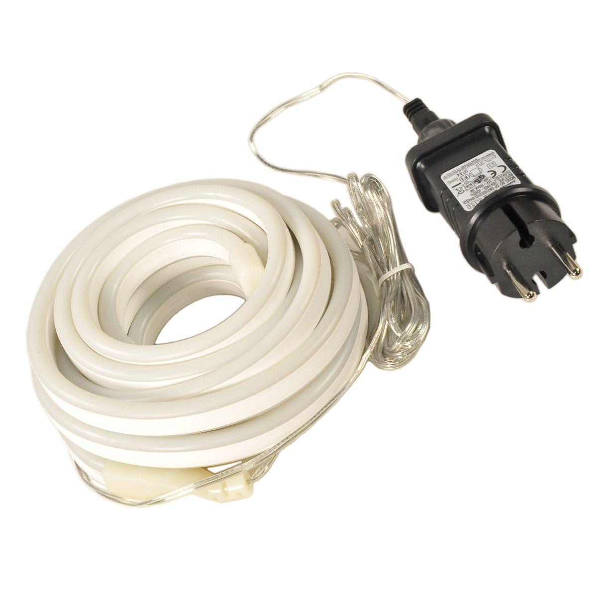 Luci Natale Esterno Tubo LED Neon 480 mt.4 Bianco Caldo Fluo |M2 Store