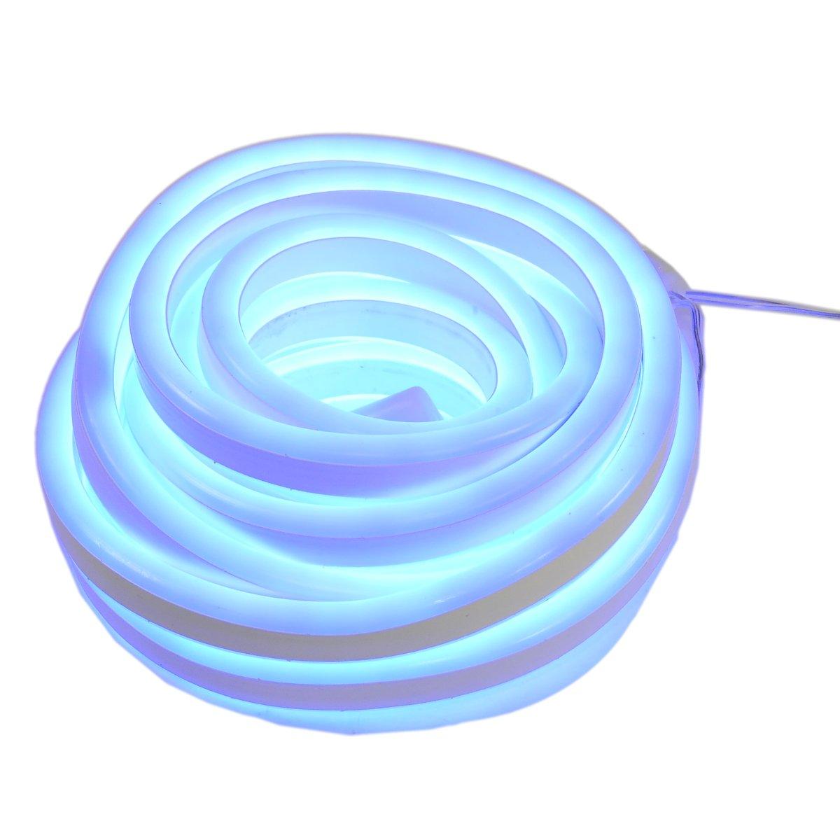 Luci Natale Esterno Tubo LED Neon 480 mt.4 Blu Fluo |M2 Store