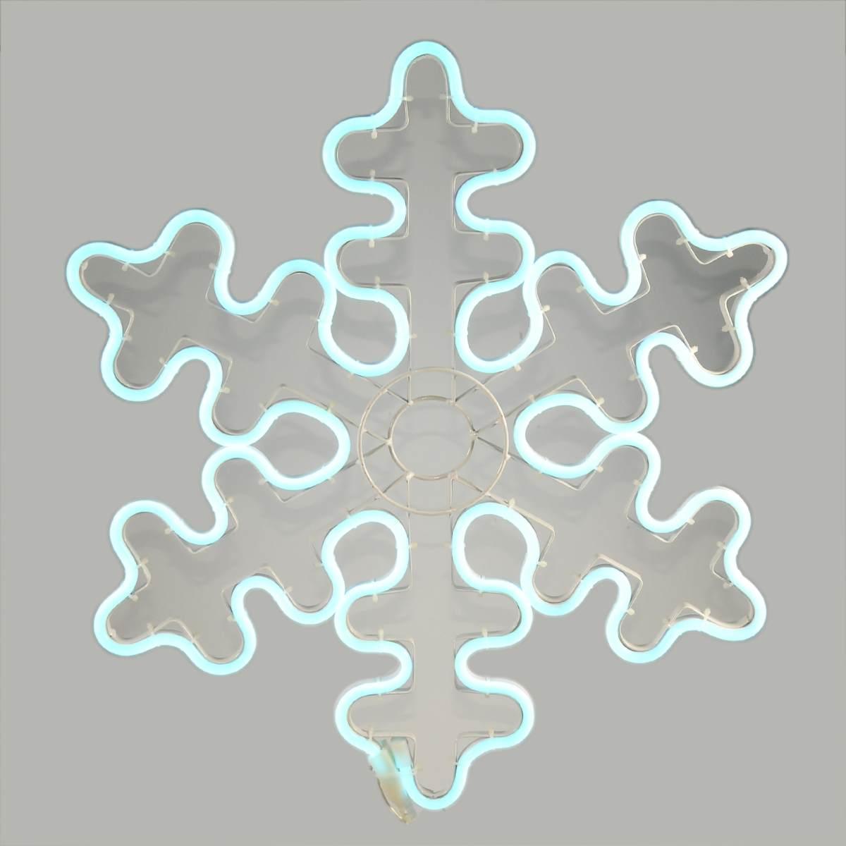 Luci Natale Esterno LED 480 Fiocco Neve Neon Blu cm.53x53 |M2 Store