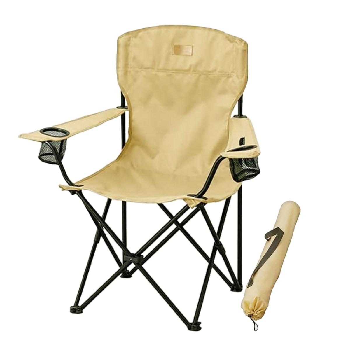 Sedia Camping Pieghevole Beige cm.73x43xh80 | Casa Conte