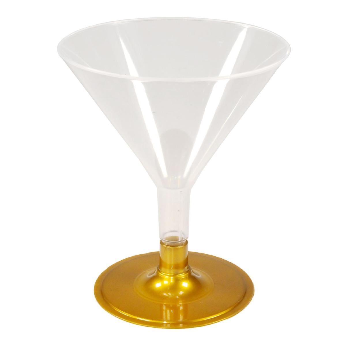 Bicchiere Natalizi Cocktail Crystal Oro pz.6 |M2 Store