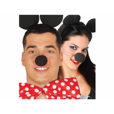 Naso Nero Spugna cm.Ø5 |Carnival Toys