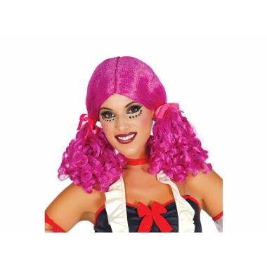 Parrucca Viola con Codini |Carnival Toys