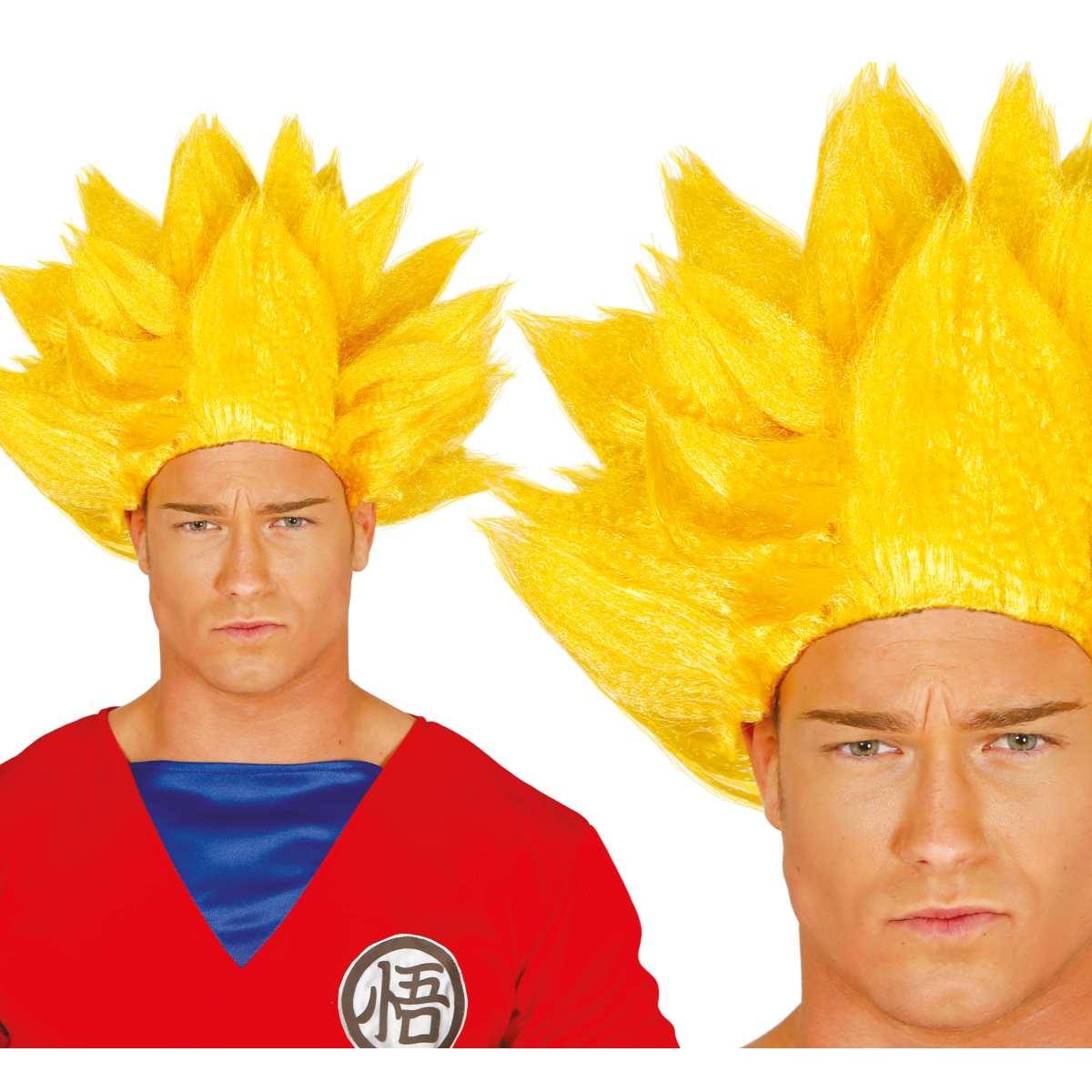 Parrucca Guerriero Male Dragon Ball Gialla |Guirca