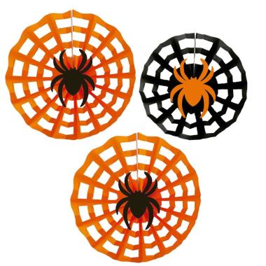 Festone Halloween Globo Ragni Set pz.3 |Carnival Toys