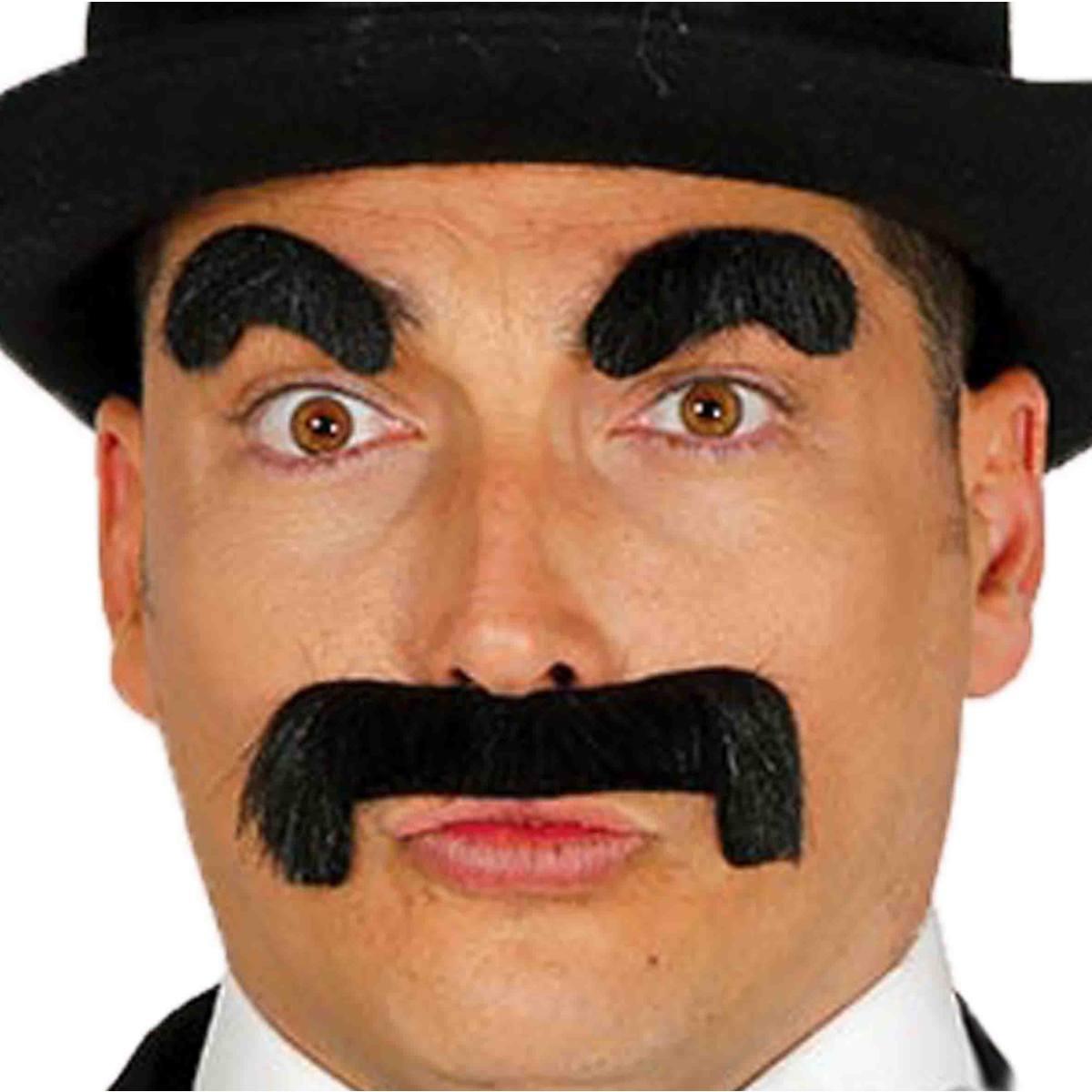 Baffi con Sopracciglia Neri |Guirca