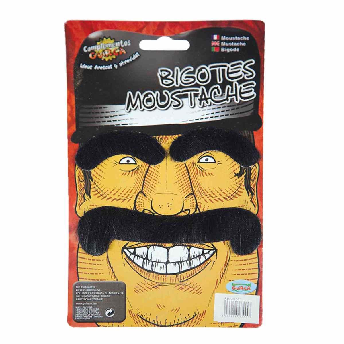 Baffi con Sopracciglia Neri |Guirca