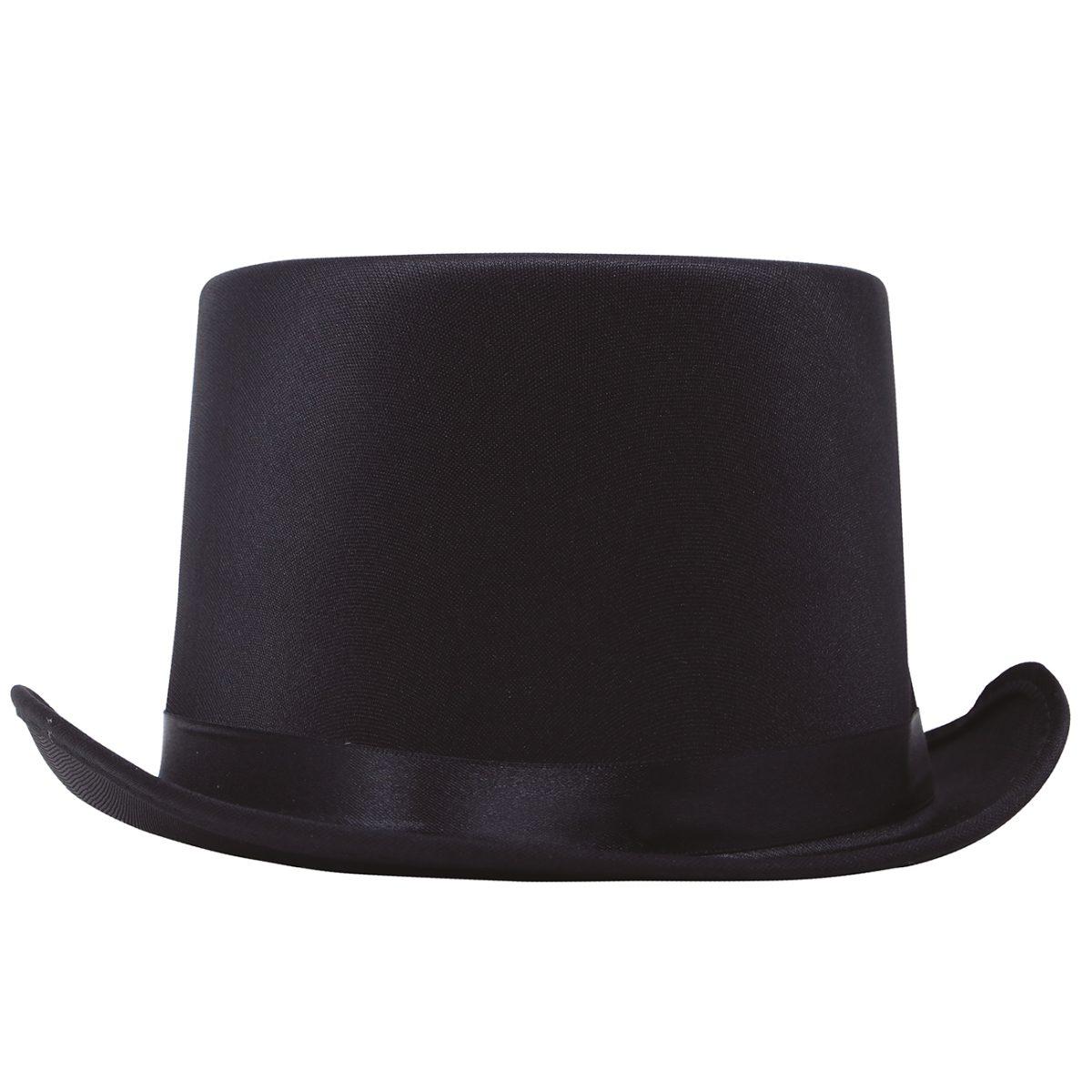 Cappello cilindro nero feltro