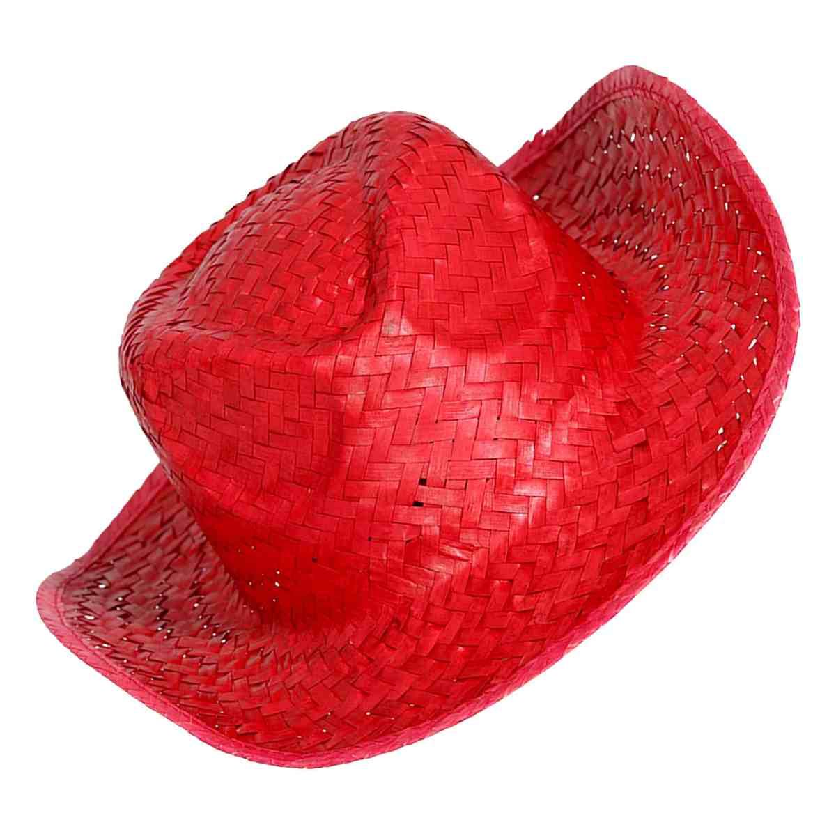 Cappello Borsalino Paglia Rosso Fragola |Guirca