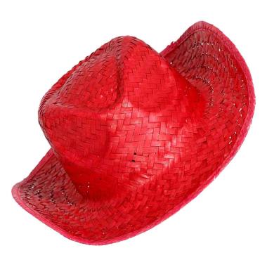 Cappello Borsalino Paglia Rosso Fragola |Guirca