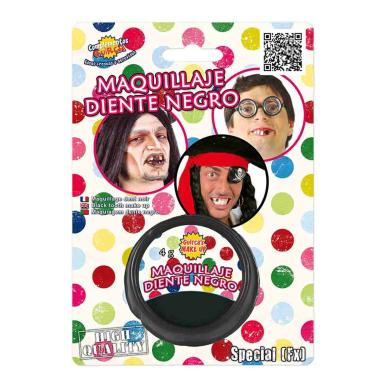 Trucco Vasetto Nero per Denti Professionale |Guirca