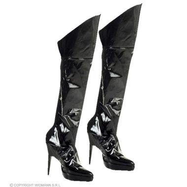 Copri Stivale Vinile Nero Lucido |Widmann