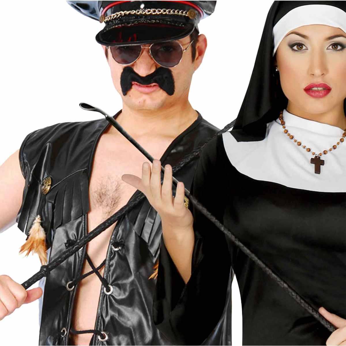 Frusta Ecopelle Nera cm.66 |Guirca