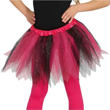 Gonna cm.30 Rosa Nera Tulle |Guirca