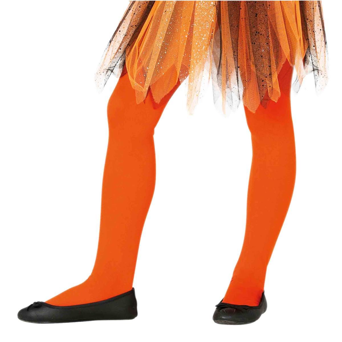 Collant Arancioni Taglia Baby 5/9 Anni |Guirca