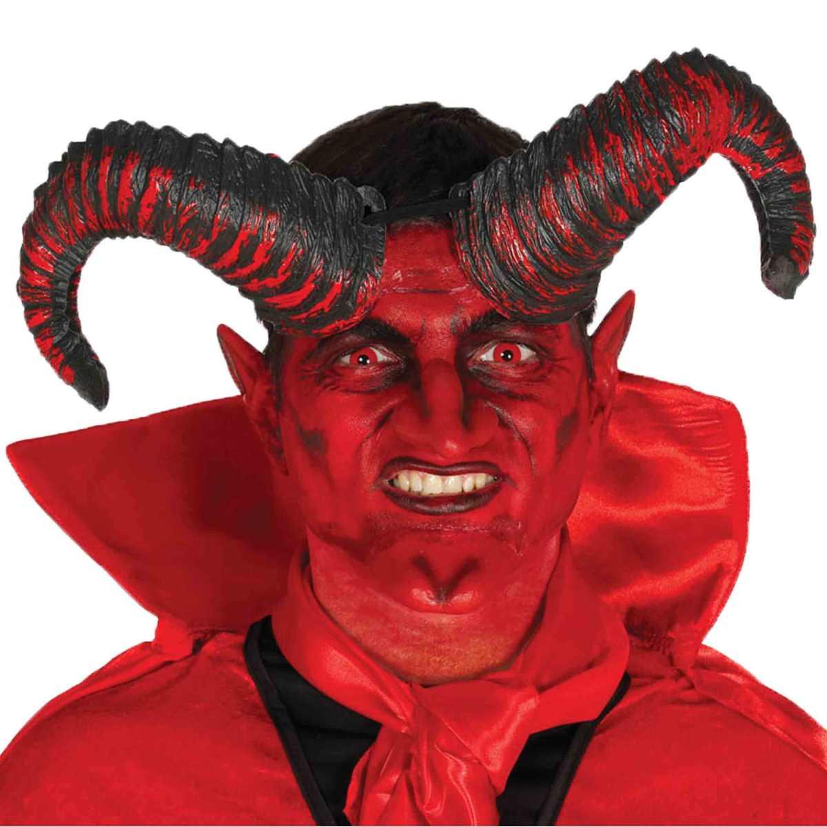 Corna Diavolo PVC Rosso cm.20 |Guirca